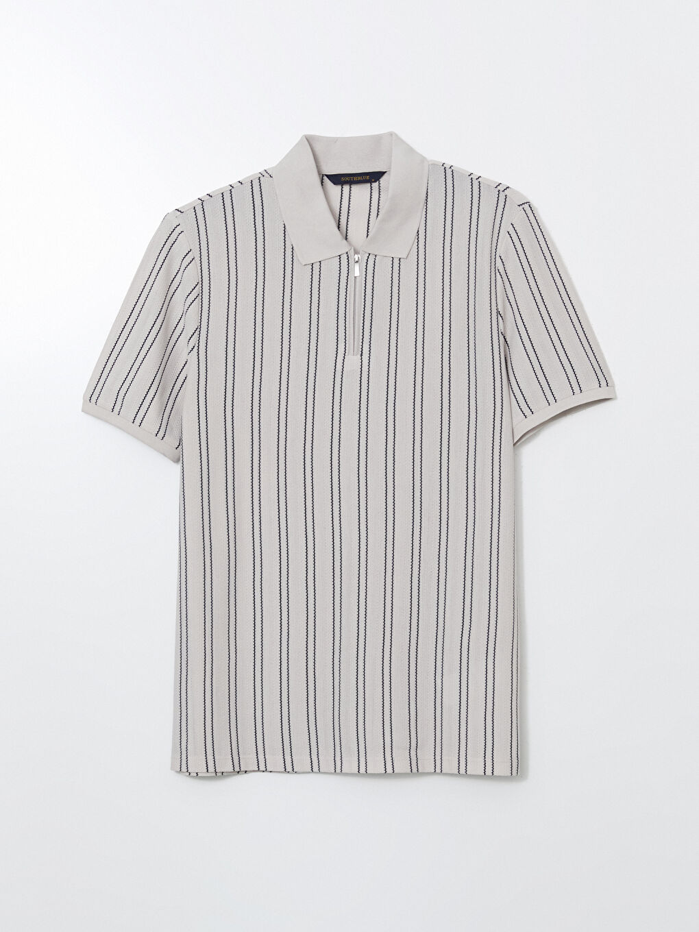 Polo Neck Striped Men's T-Shirt -S5J170Z8-VZD