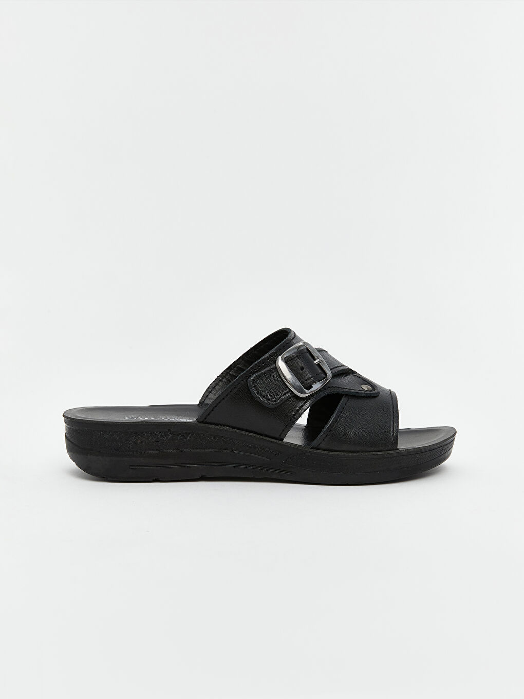 Buckle Detail Women's Slipper -S5J181Z8-CVL
