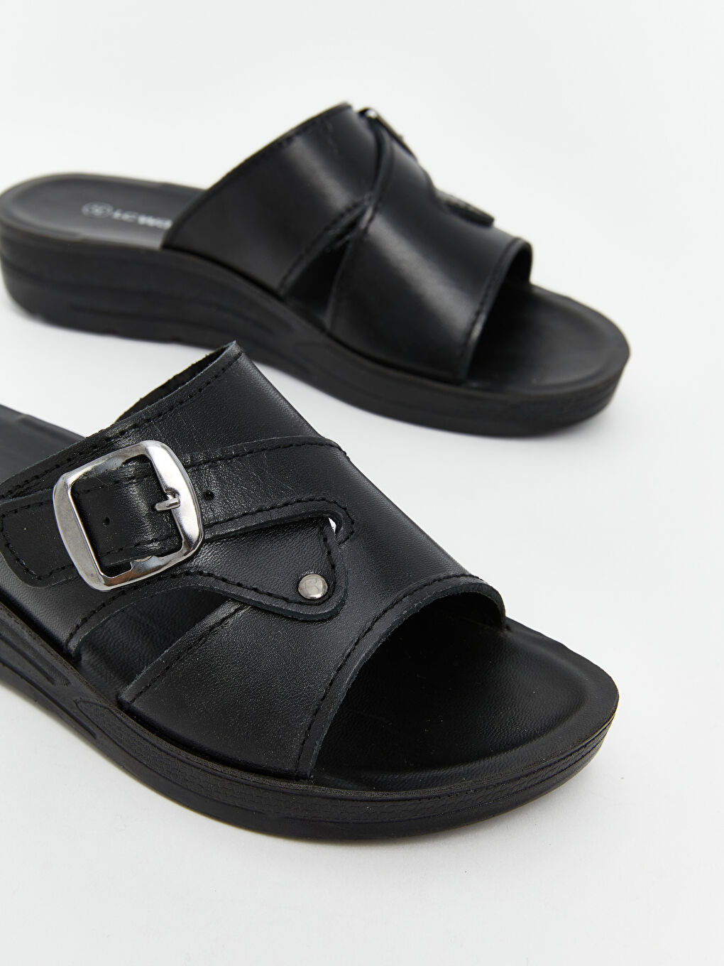 Buckle Detail Women's Slipper -S5J181Z8-CVL