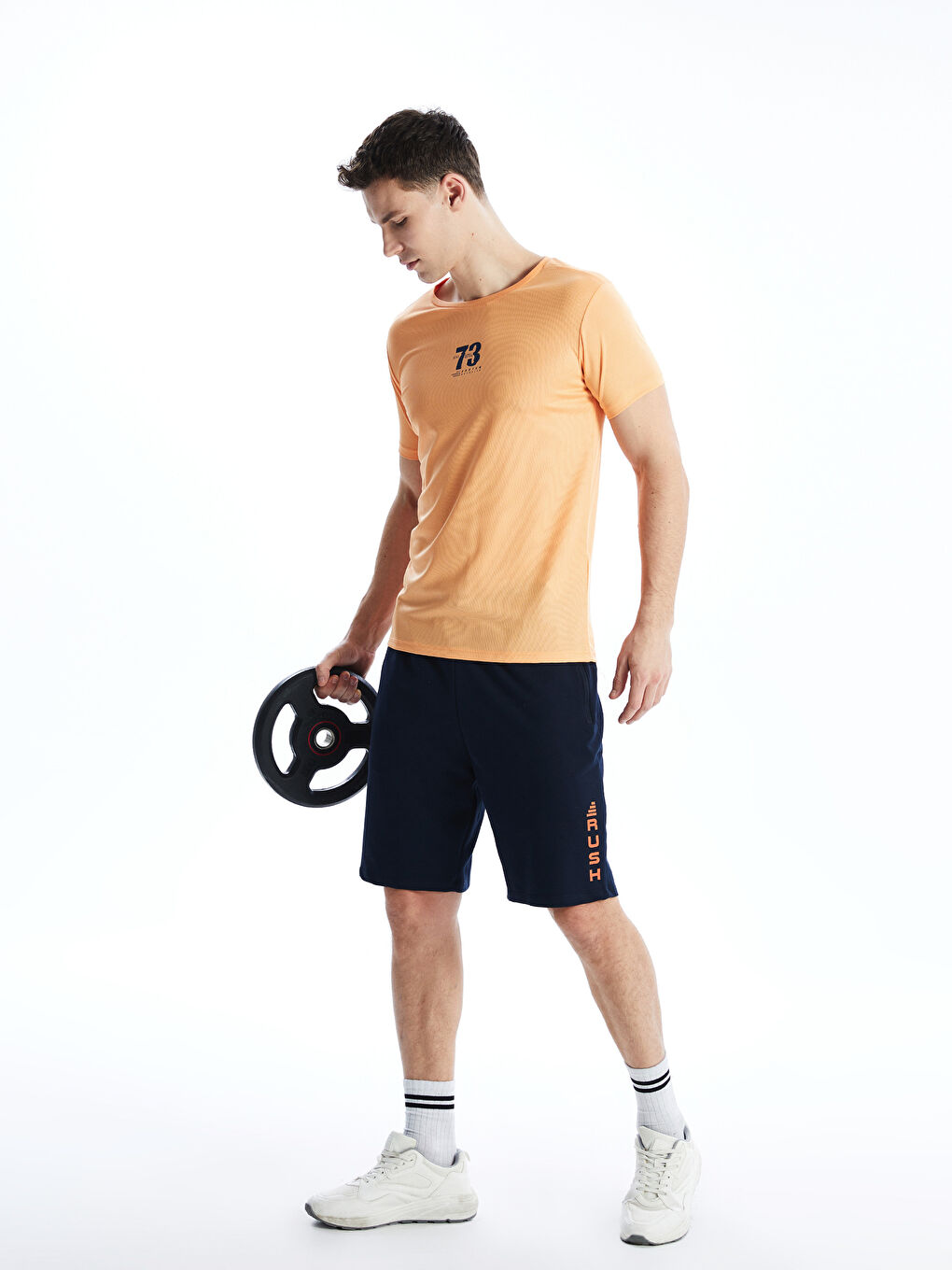 LCW ECO Lacivert Slim Fit Erkek Spor Şort