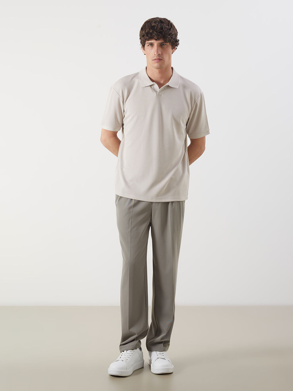LCW Vision Polo Neck Short Sleeve Men's T-Shirt -S5J242Z8-FXP