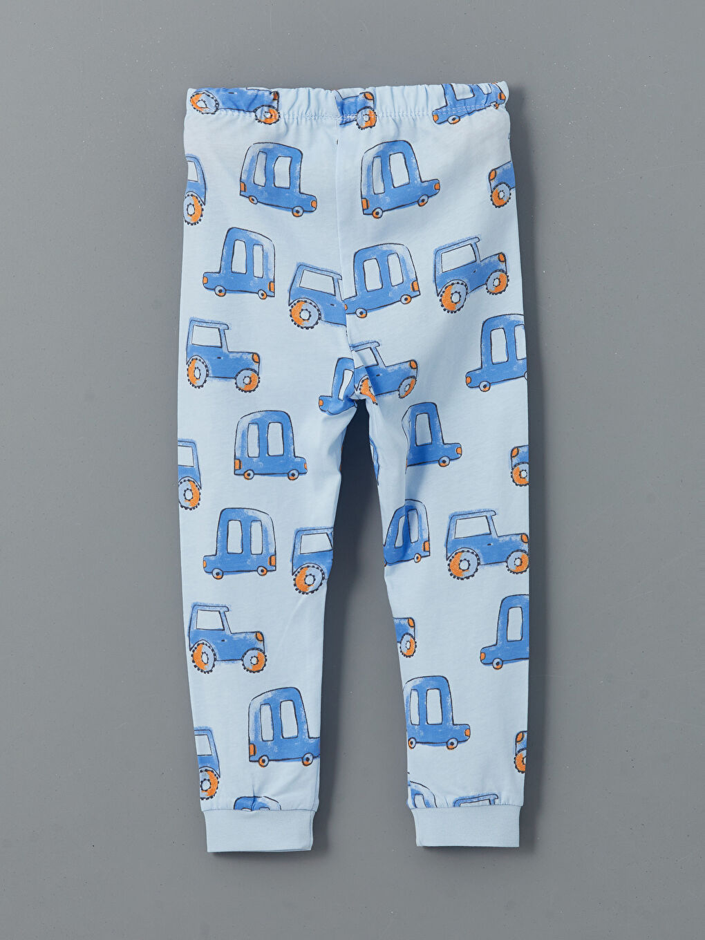 Mavi Beli Lastikli Erkek Bebek Pijama Alt-1