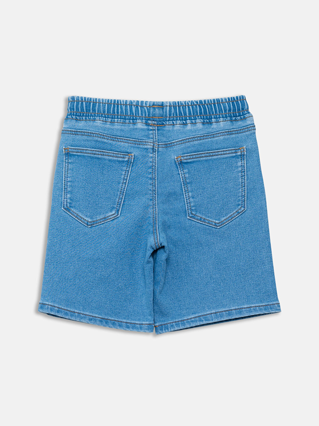 LCW Kids Elasticated Waist Basic Boys' Denim Shorts -S5J283Z4-507