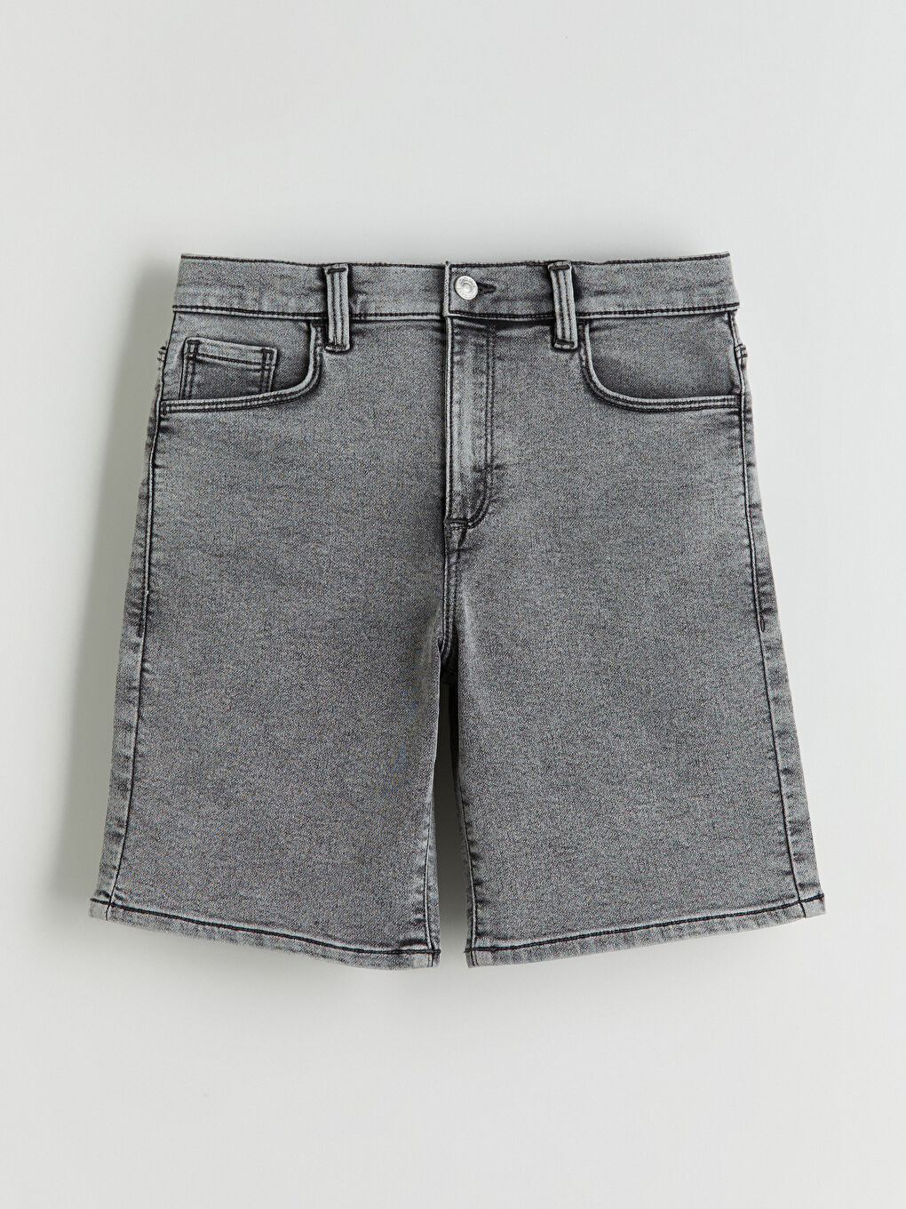 LCW Kids Basic Boys' Denim Shorts -S5J292Z4-GRD