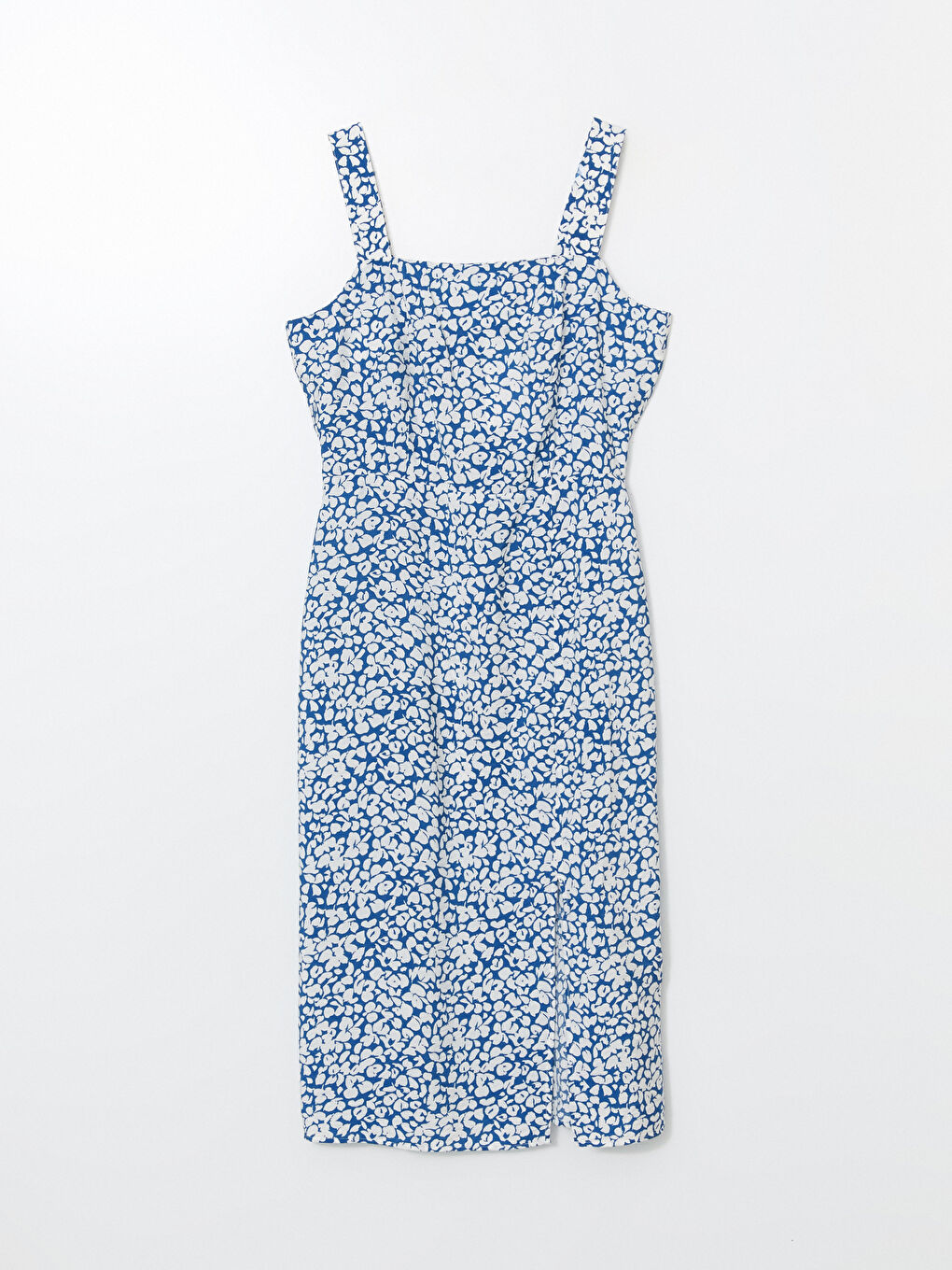 Square Collar Floral Dress -S5J301Z8-LSJ