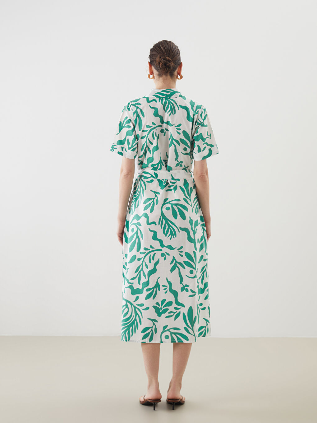 Woman GREEN Shirt Dress -S5J304Z8-LRR