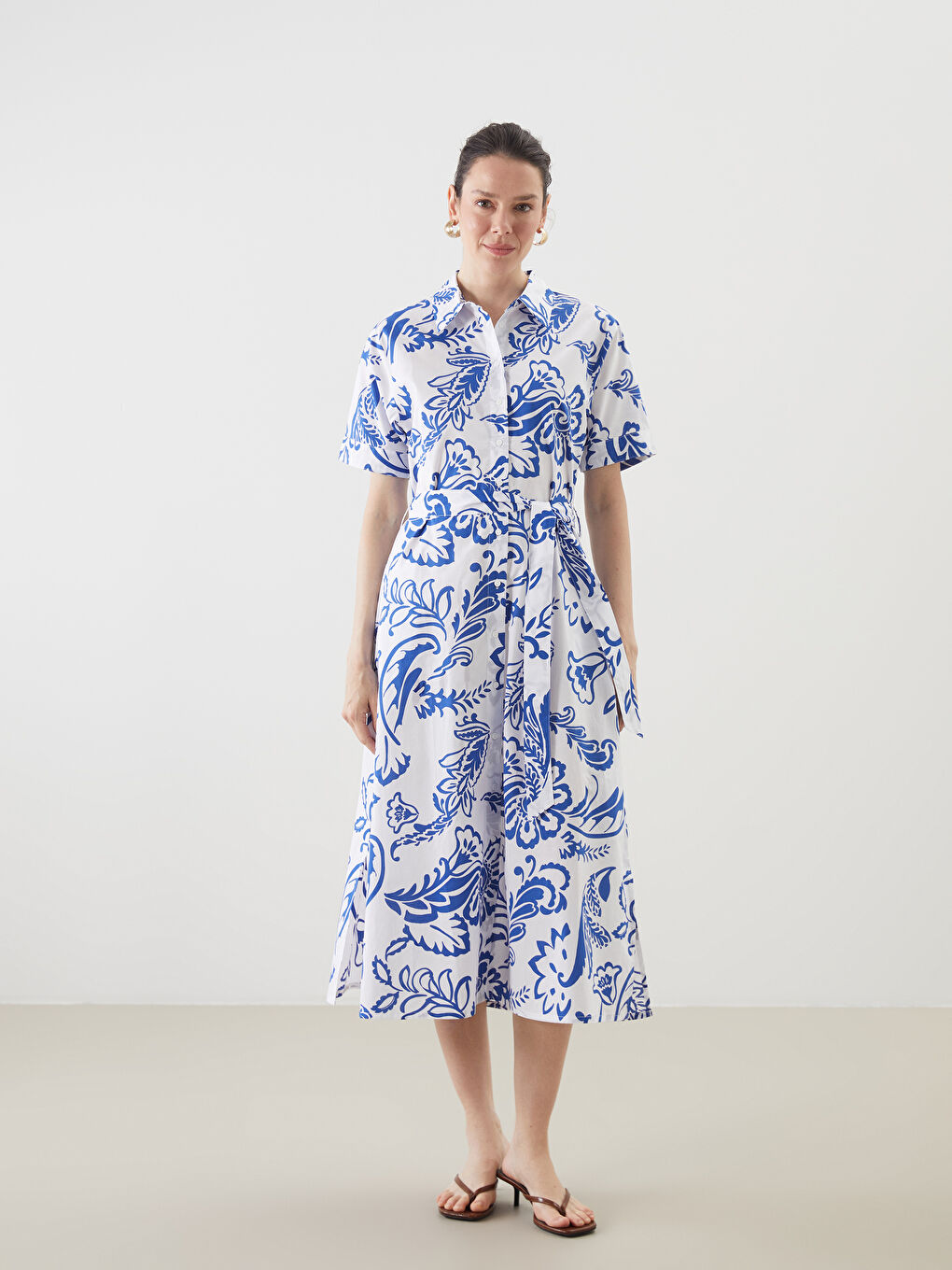 Woman NAVY Shirt Dress -S5J304Z8-LSJ