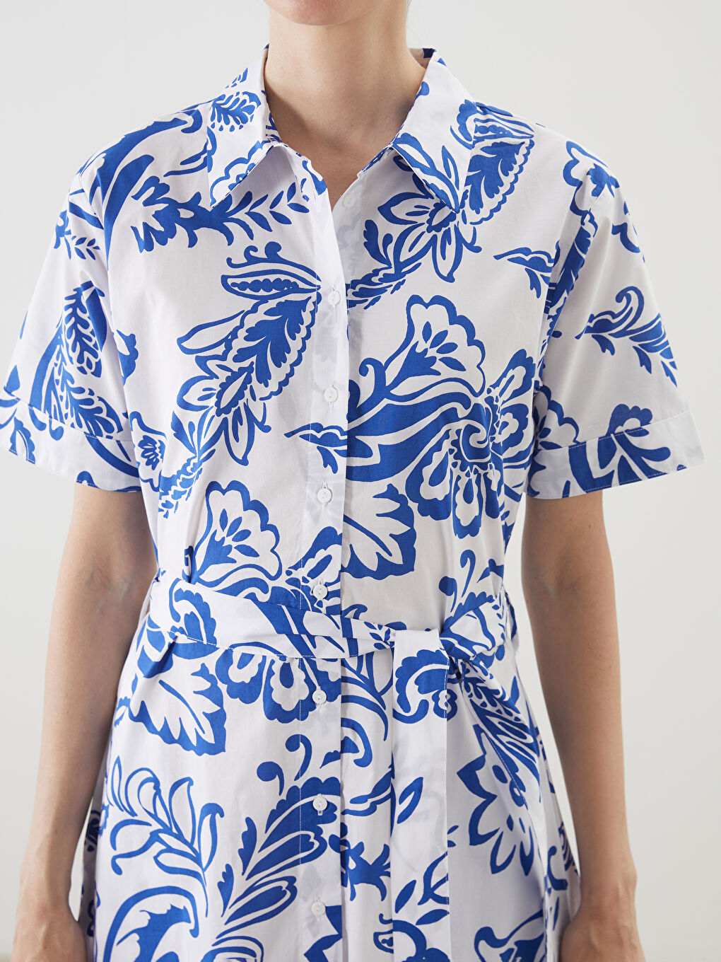 Woman NAVY Shirt Dress -S5J304Z8-LSJ