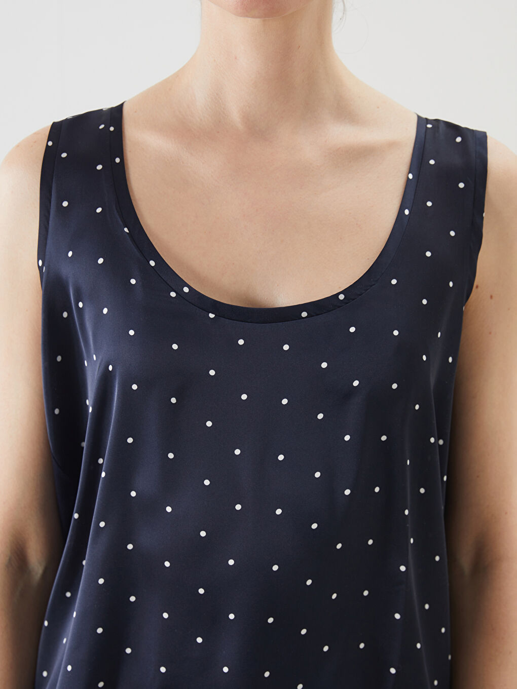 LCWAIKIKI Classic Woman NAVY Blouse -S5J310Z8-LSJ