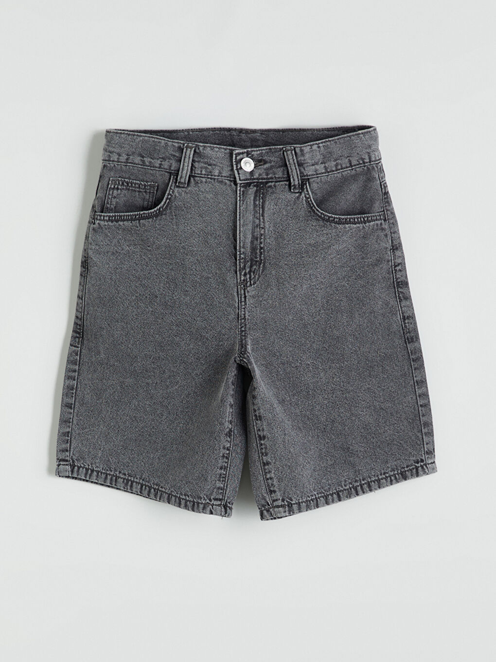 Basic Boys' Denim Shorts -S5J344Z4-GRD