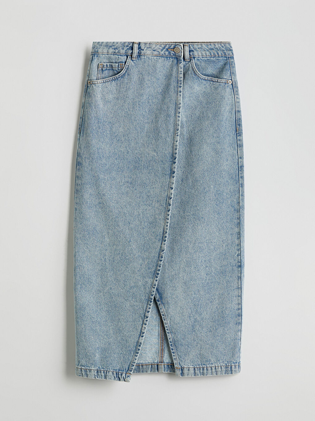 Woman INDIGO Denim Skirt -S5J357Z8-507