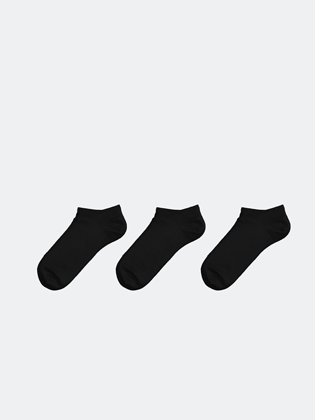 Women's Plain Booties Socks 3-Pack -S5J359Z8-CVL