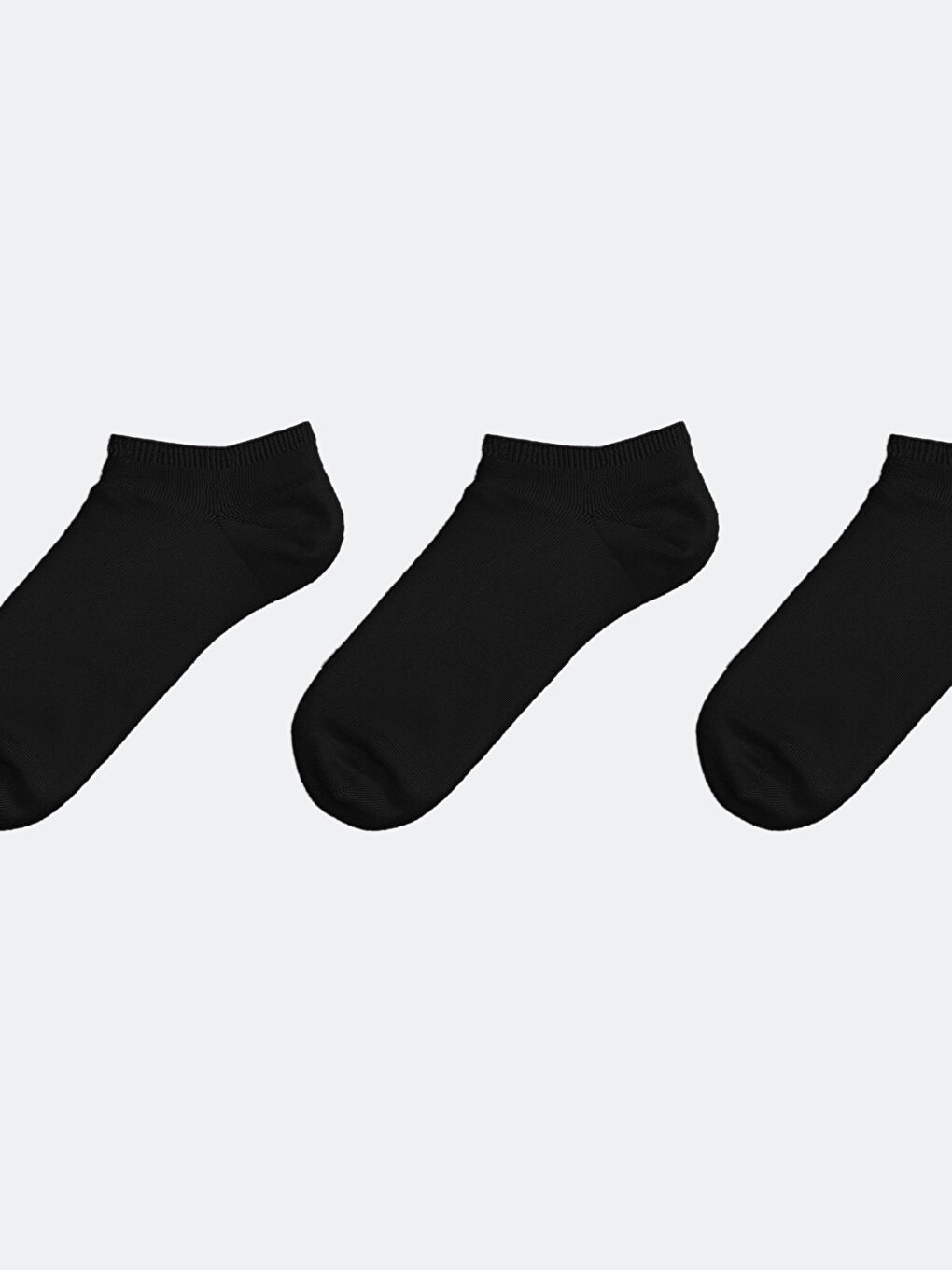 Women's Plain Booties Socks 3-Pack -S5J359Z8-CVL