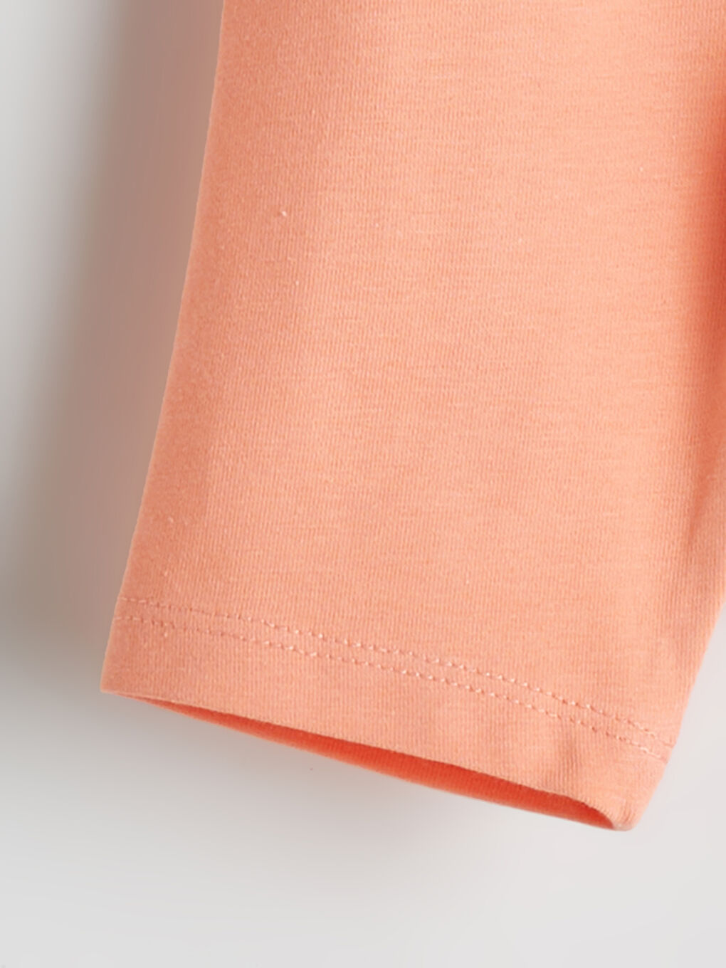 Pembe Kız Bebek Beli Lastikli Kısa Tayt-1