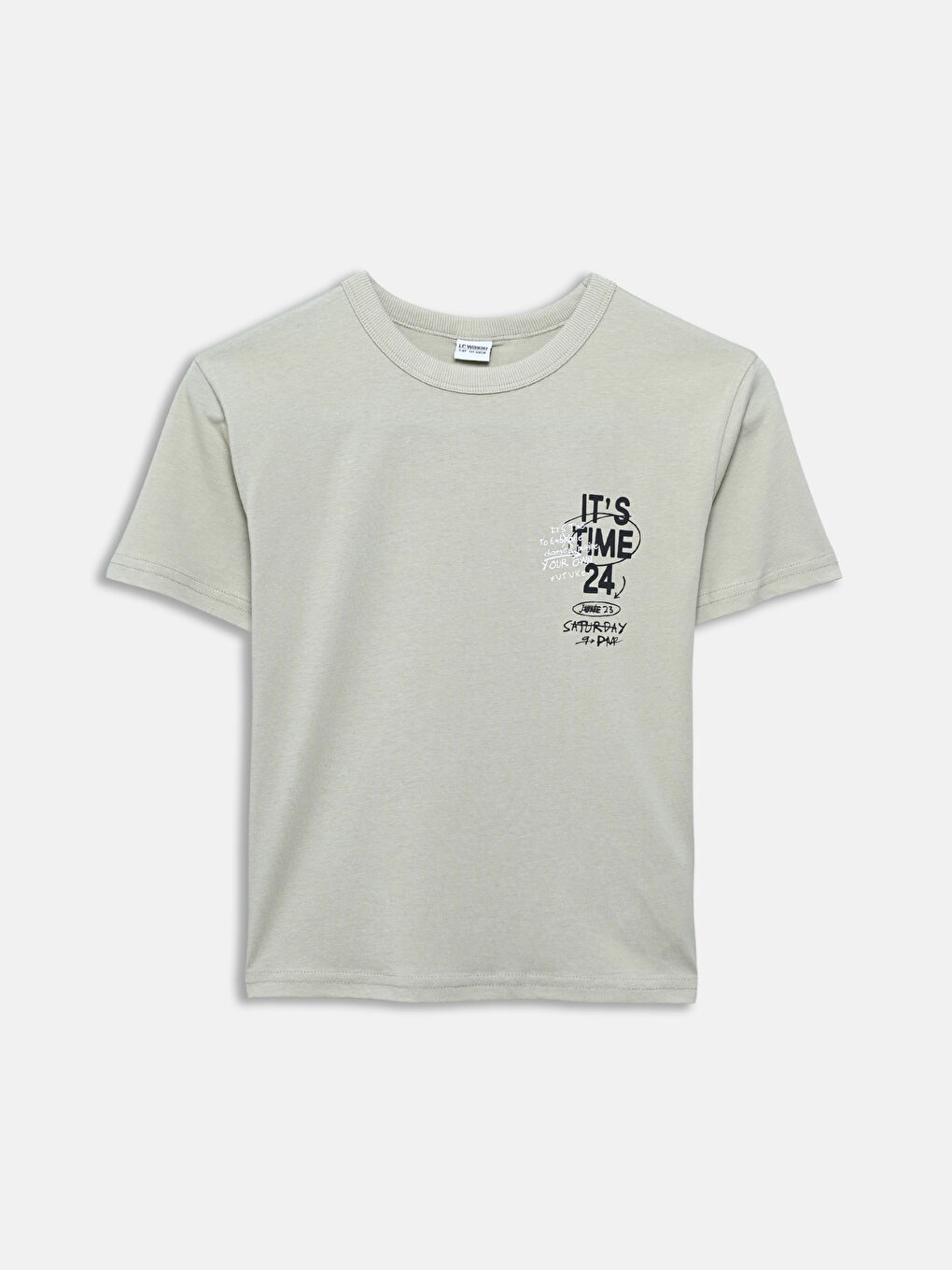 LC Waikiki Crew Neck Printed Boys' T-Shirt -S5J418Z4-FN0