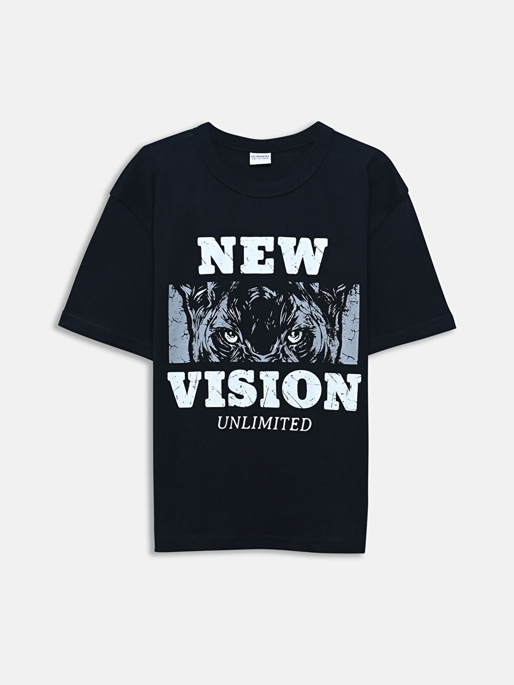 LCW Kids Crew Neck Printed Boys' T-Shirt -S5J424Z4-CVL