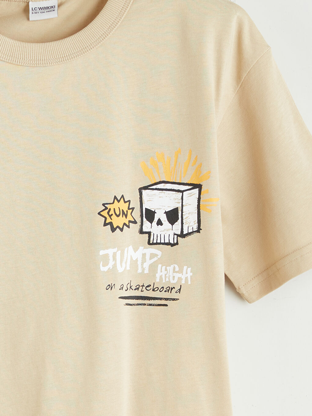 Crew Neck Boys' T-Shirt -S5J425Z4-FJC