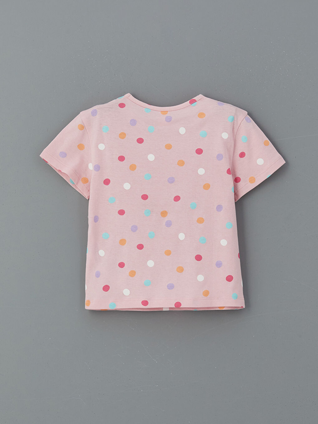 LCW Kids Majica sa okruglim izrezom, štampana, za devojčice, 2-pakovanja -S5J431Z1-R9J