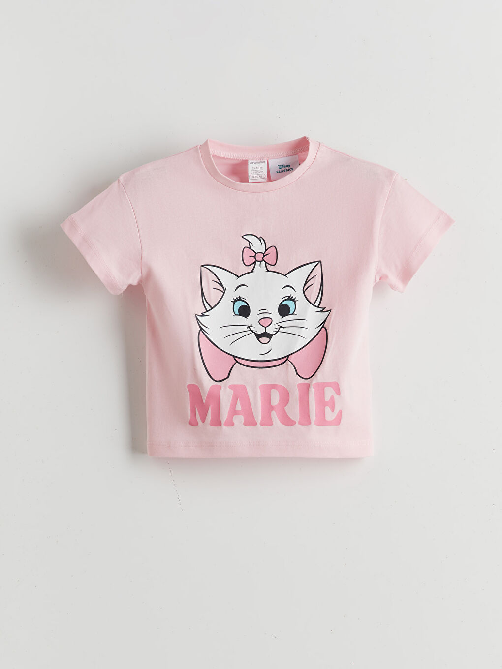 Crew Neck Marie Printed Girls' T-Shirt -S5J454Z1-QWN