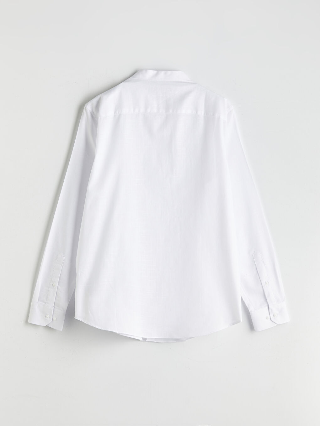 Standard Fit Long Sleeved Poplin Men's Shirt -S5J464Z8-Q6K