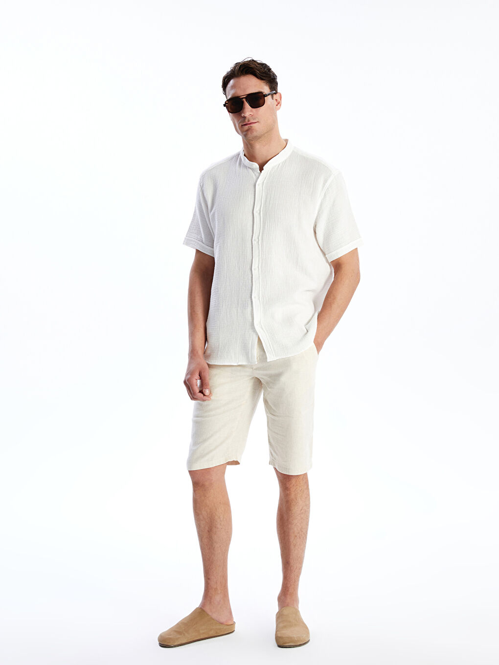 LCW Vision Man WHITE Shirt -S5J466Z8-Q6K