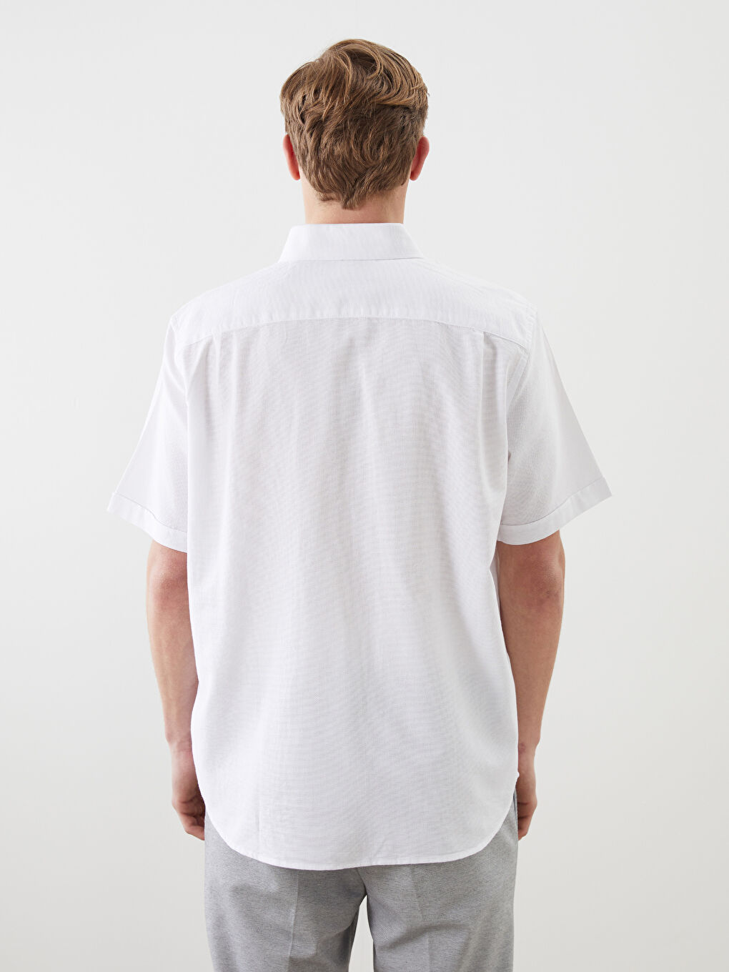 SOUTHBLUE Regular Fit Short Sleeve Gabardine Men's Shirt -S5J467Z8-Q6K