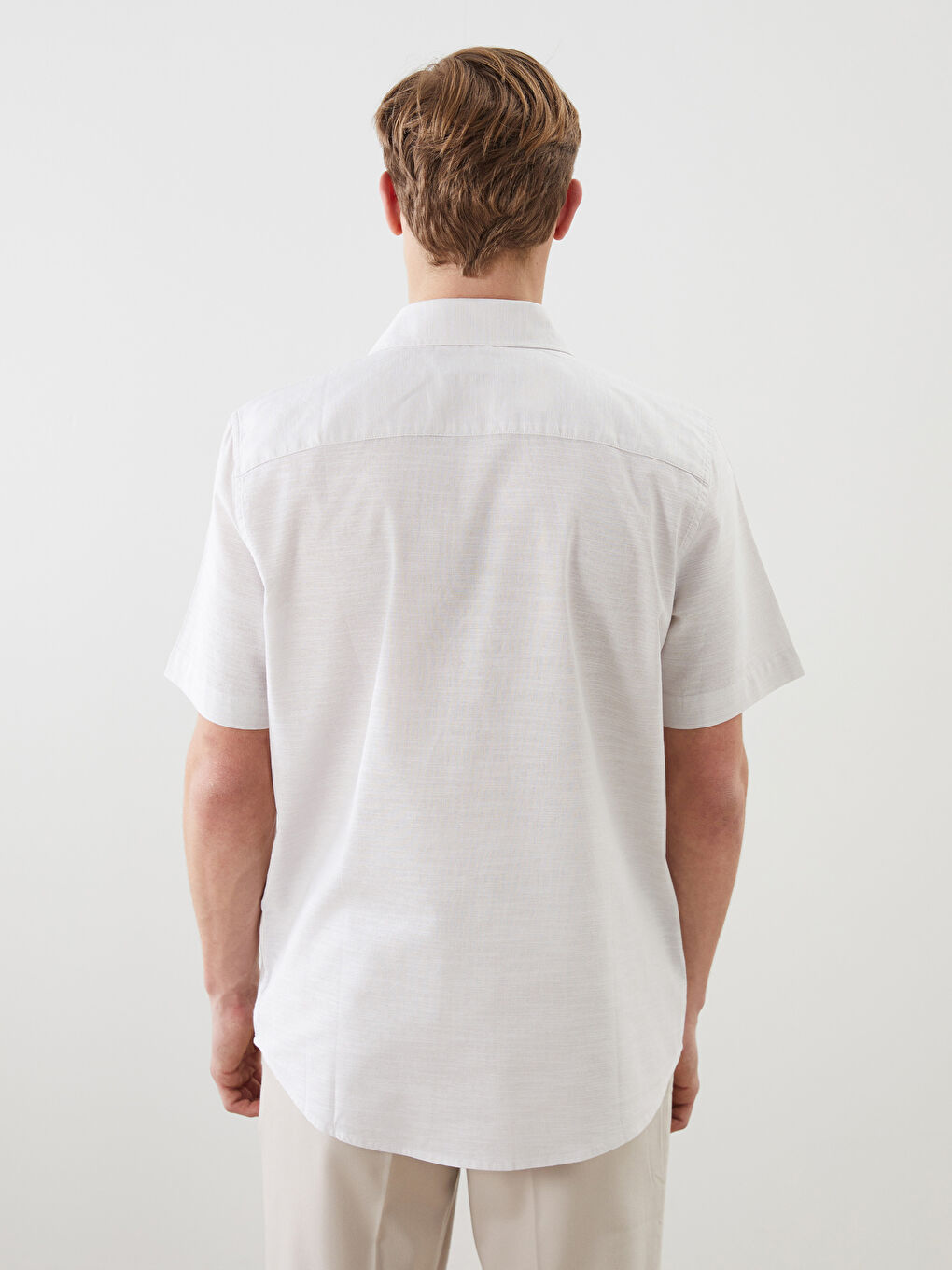 SOUTHBLUE Regular Fit Short Sleeve Dobby Men's Shirt -S5J469Z8-KG3