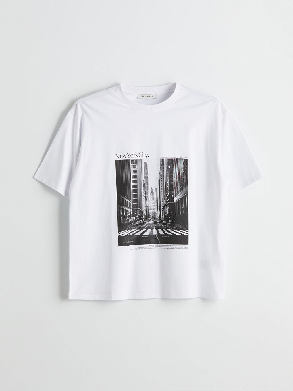 LCW Vision Woman WHITE T-Shirt -S5J489Z8-Q6K