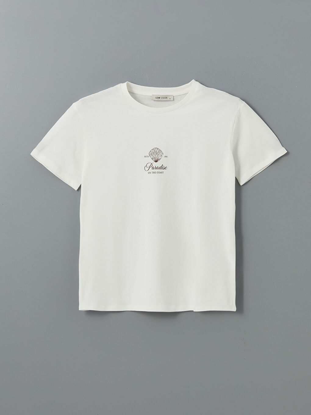 LC Waikiki Crew Neck Paradise Printed Women's T-Shirt -S5J491Z8-R9J