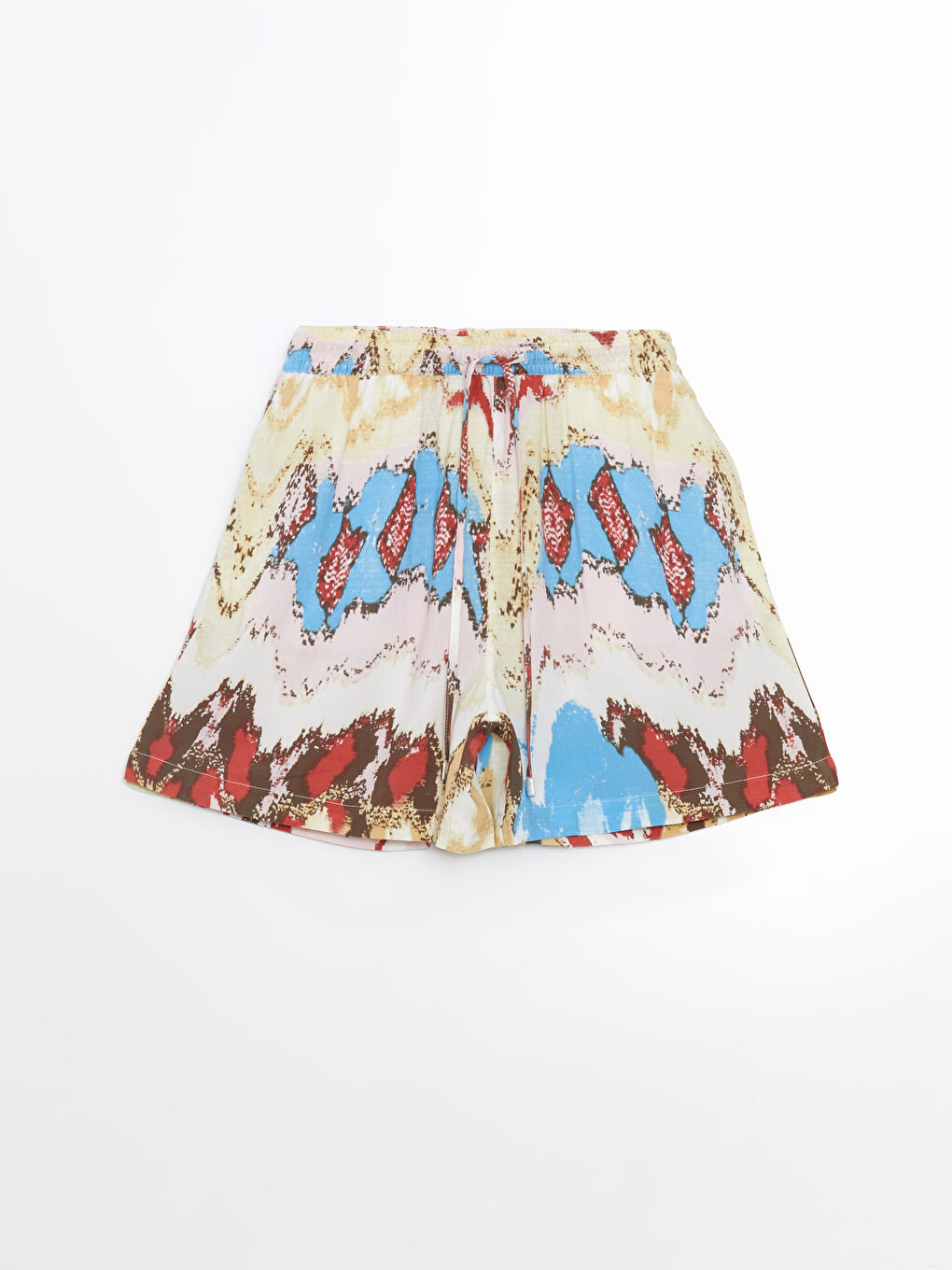 LCW Vision Elasticated Waist Patterned Women's Shorts -S5J497Z8-LQY
