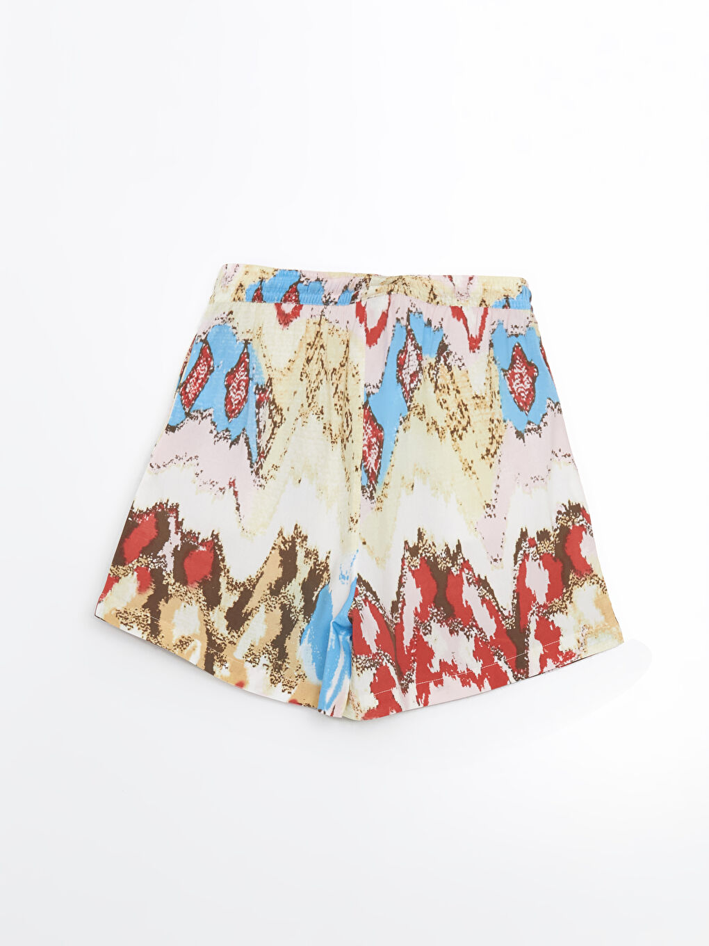 LCW Vision Elasticated Waist Patterned Women's Shorts -S5J497Z8-LQY