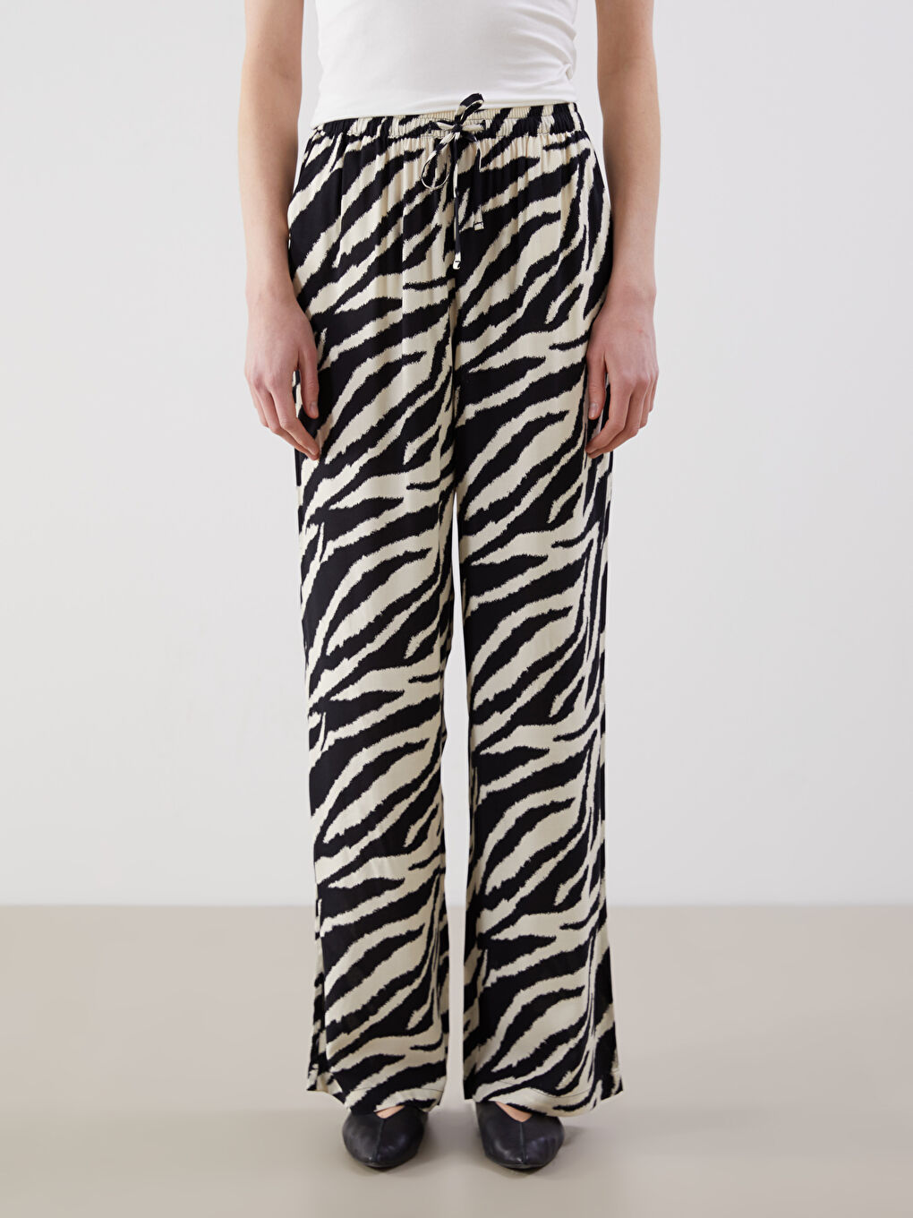 LCW Vision Woman BLACK Trousers -S5J498Z8-LQJ