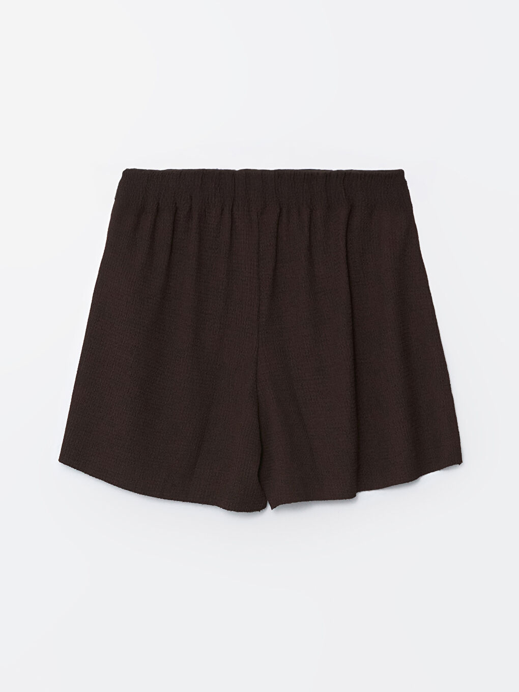 Elasticated Waist Textured Women's Shorts-5