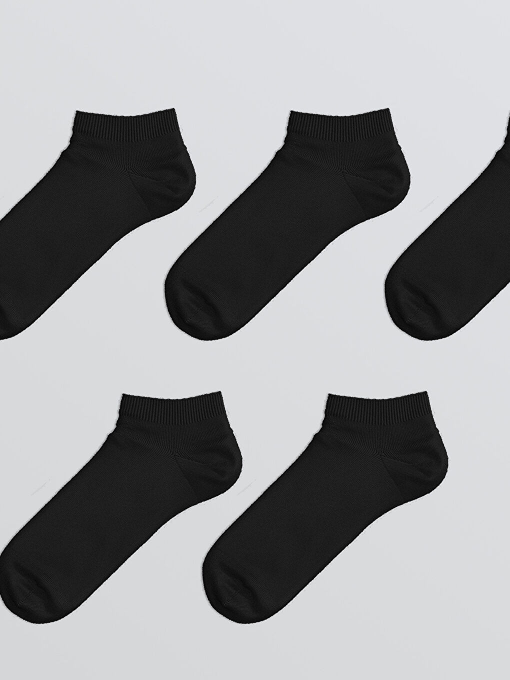 LCW ACCESSORIES Men's Sneaker Socks 5 Pack -S5J551Z8-HEG