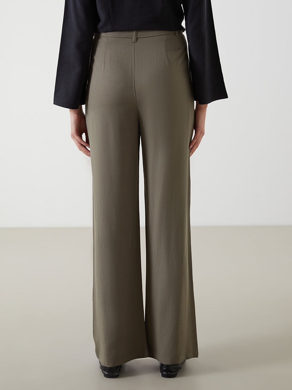 Slim Fit Linen Blend Women'S Pants -S5J552Z8-YGX