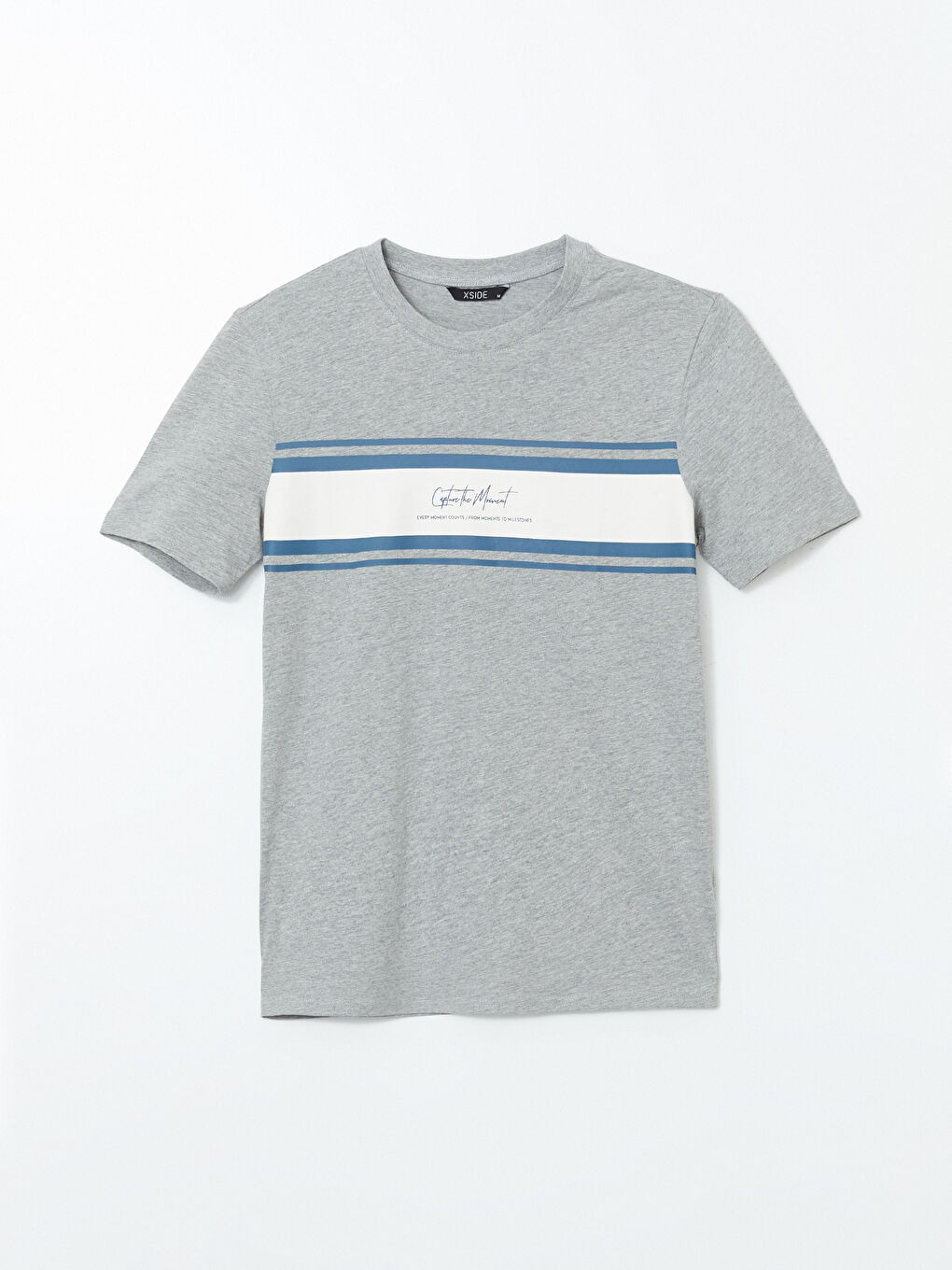 Crew Neck Striped Jersey Men's T-Shirt -S5J553Z8-LAL
