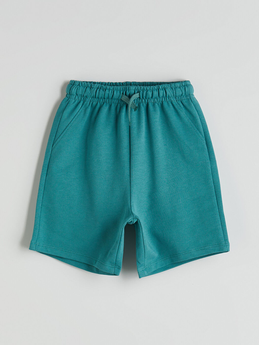Basic Elastic Waist Boy Shorts -S5J558Z1-GVZ