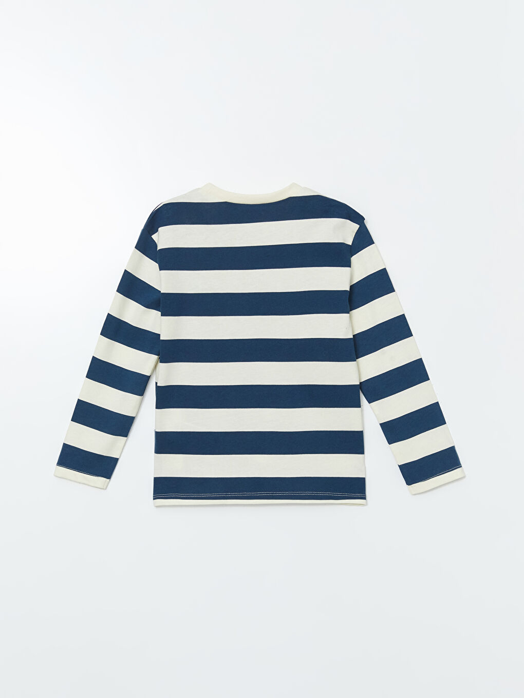 İndigo Bisiklet Yaka Çizgili Erkek Çocuk Tişört-1