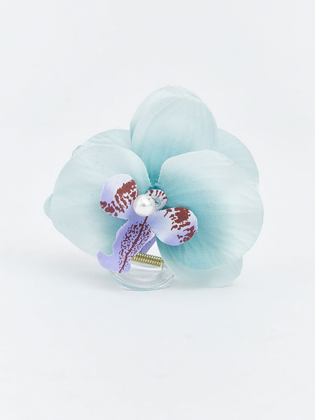 ყვავილოვანი ფიგურიანი ქალებისთვის კლიპსის თმის სამაგრი 2 შეკვრა