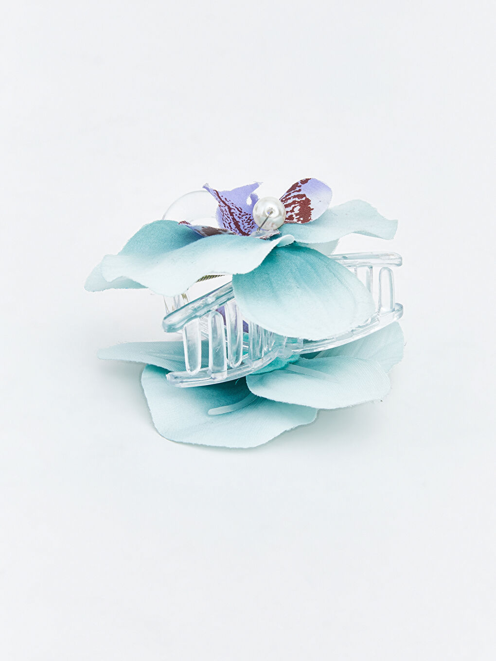 ყვავილოვანი ფიგურიანი ქალებისთვის კლიპსის თმის სამაგრი 2 შეკვრა-2