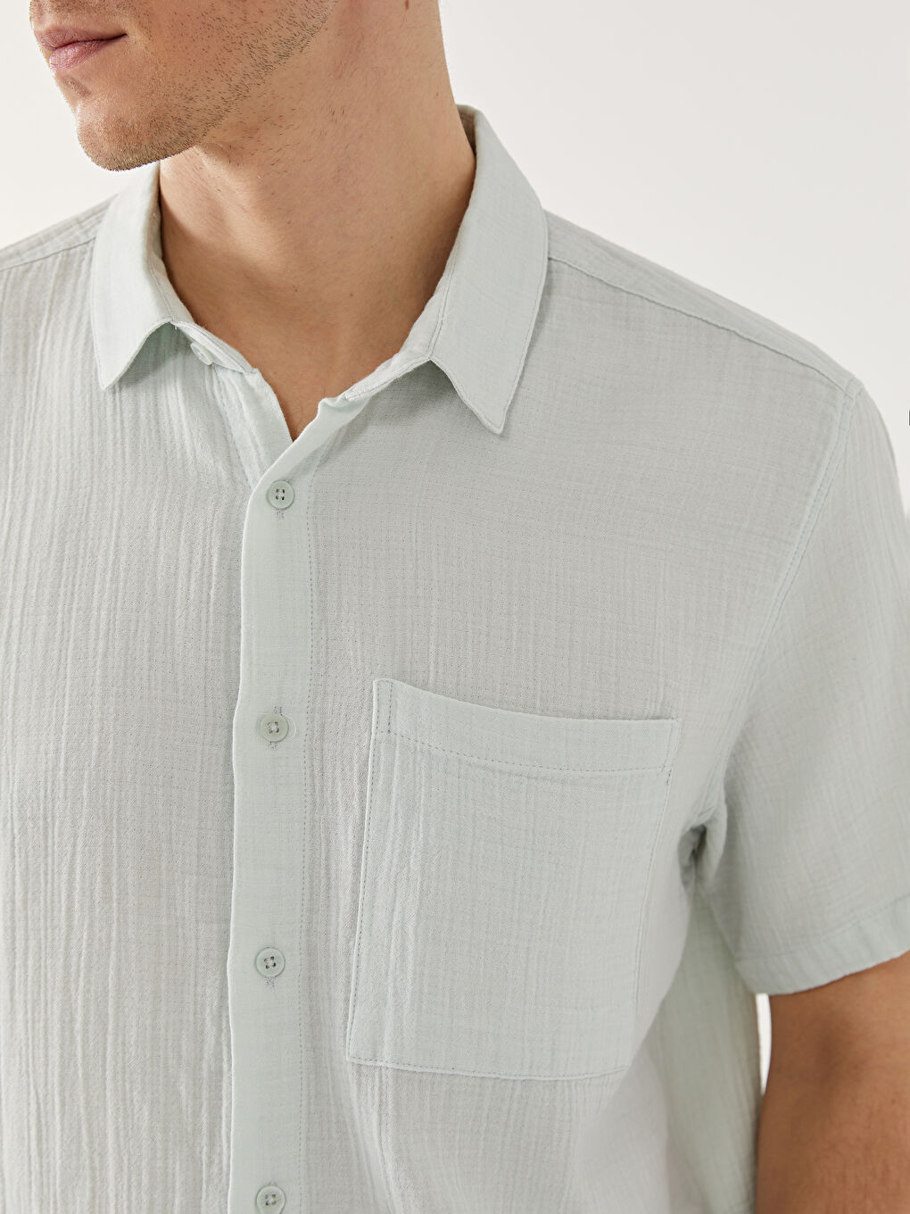 Regular Fit Short Sleeve Men's Shirt -S5J578Z8-FXN