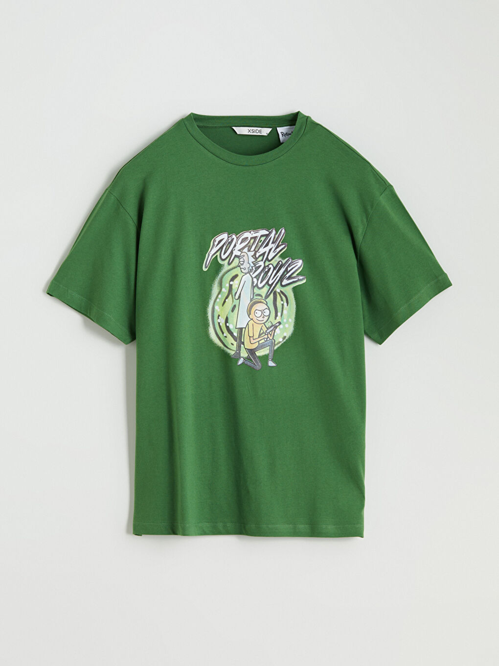 Crew Neck Rick and Morty Printed Women's T-Shirt -S5J584Z8-R36