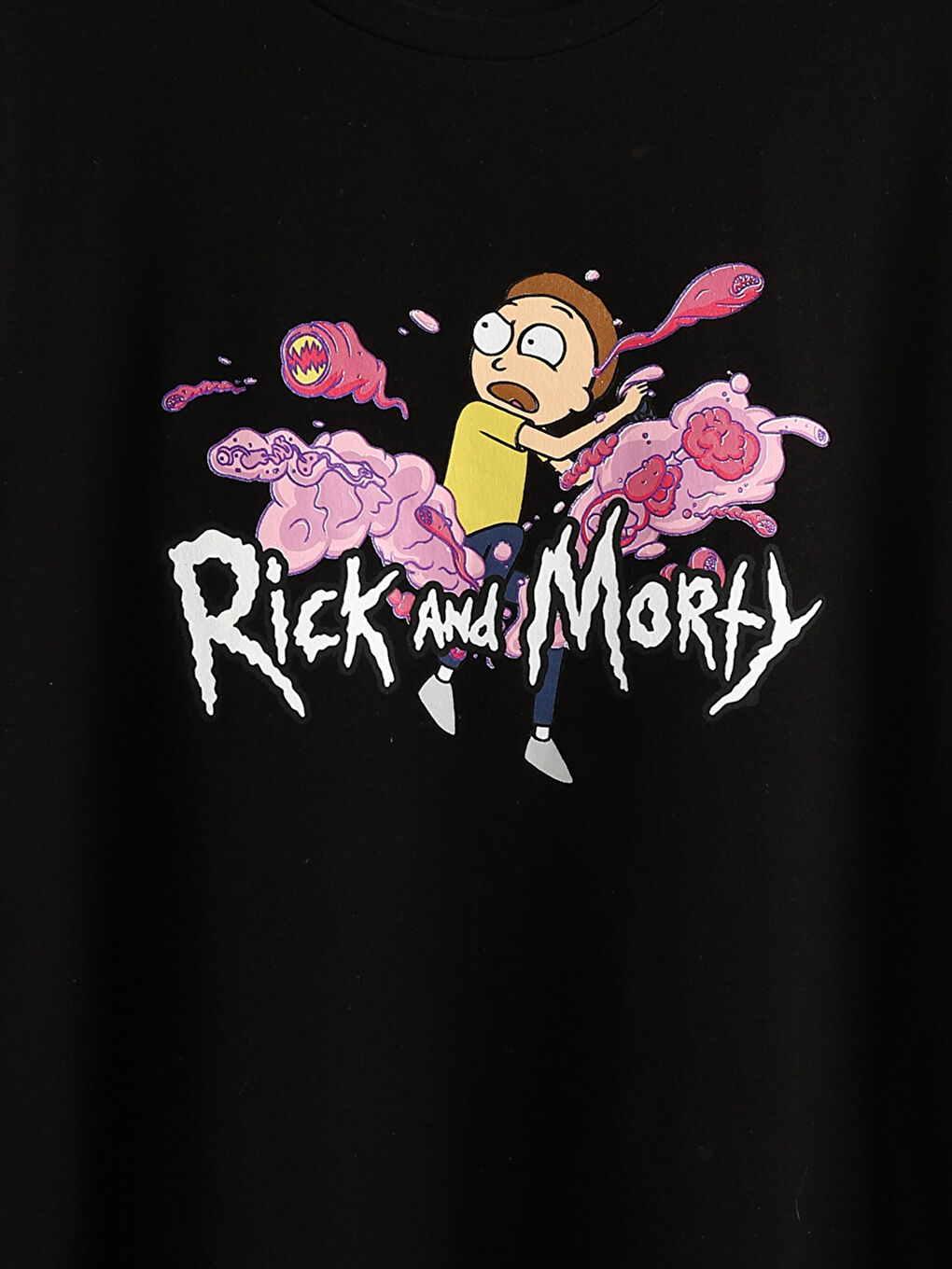 Crew Neck Rick and Morty Printed Short Sleeve Cotton Women's T-Shirt -S5J585Z8-CVL