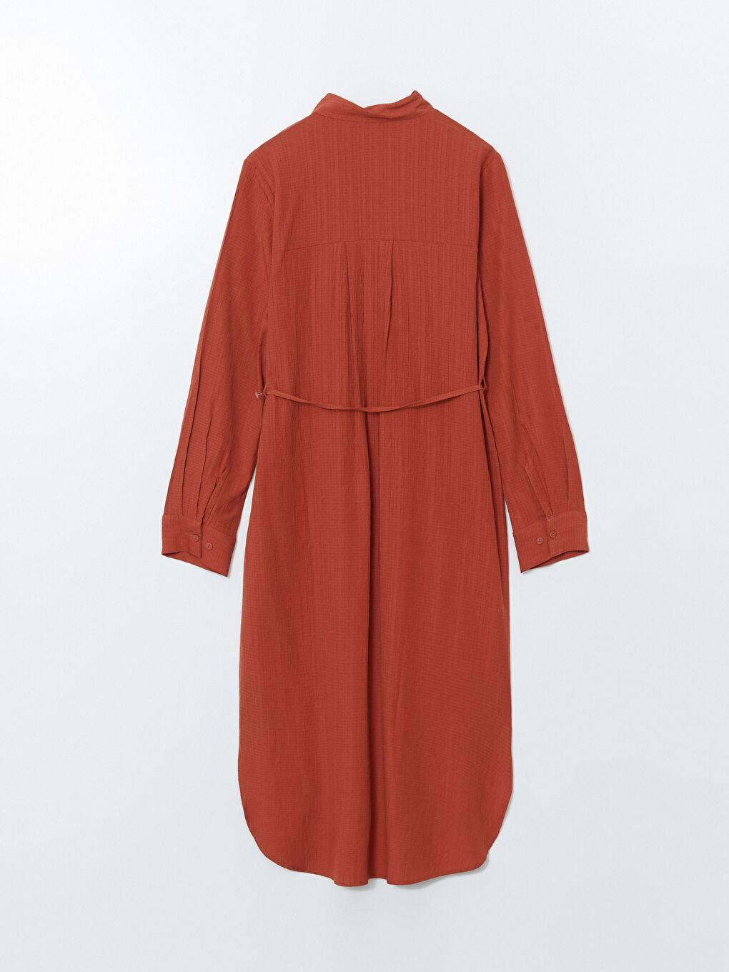LCWAIKIKI Classic Oversize Crinkle Women's Shirt Tunic -S5J586Z8-GYN