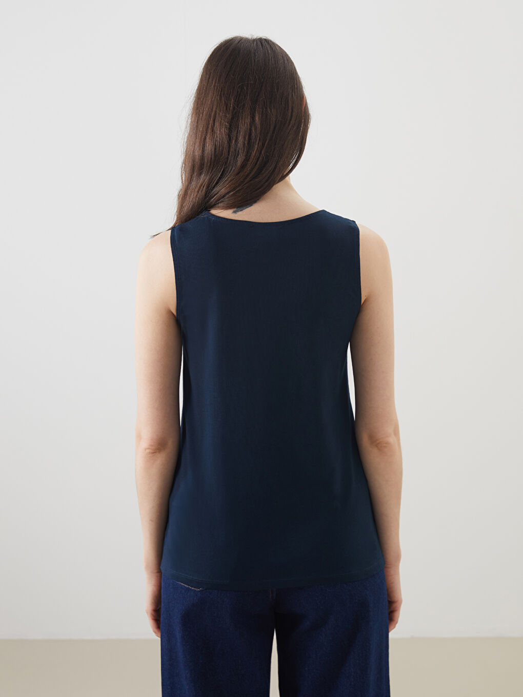 Woman NAVY Tank Top -S5J598Z8-E1J