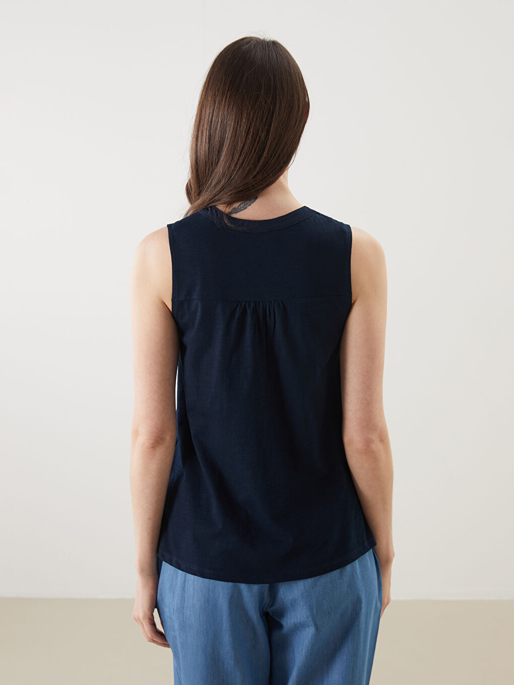 LCW Grace Woman NAVY Blouse -S5J599Z8-E1J
