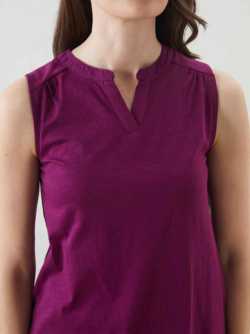 LCW Grace Woman PLUM Blouse -S5J599Z8-JM2