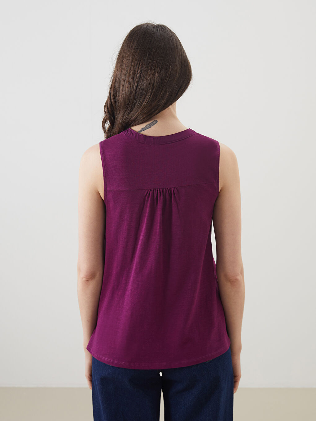 LCW Grace Woman PLUM Blouse -S5J599Z8-JM2