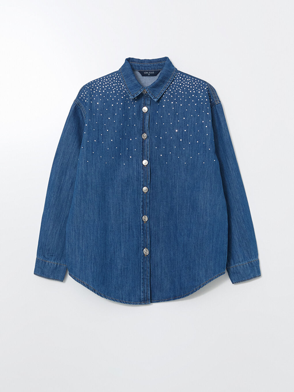 Woman INDIGO Denim Shirt -S5J628Z8-H45