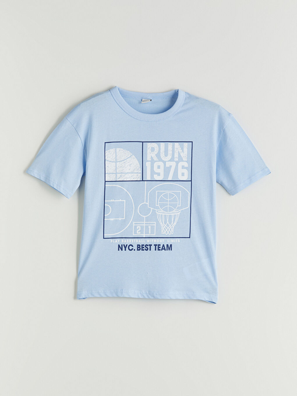 LCW Kids Crew Neck Boys' T-Shirt -S5J631Z4-QYD
